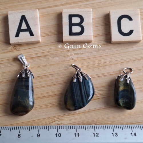 Valkenoog edelsteen hangertje