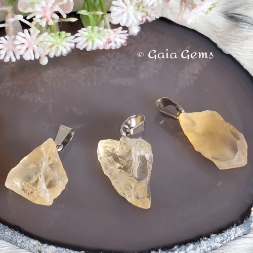 Edelsteen hangertje Citrien