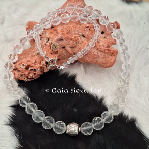 Bergkristal ketting Demeter