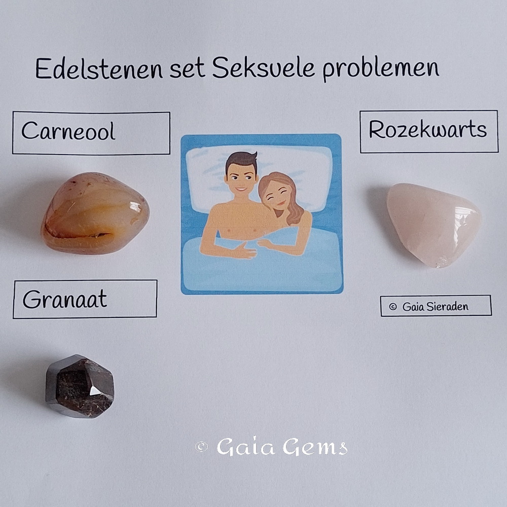 Seksuele problemen edelsteen set
