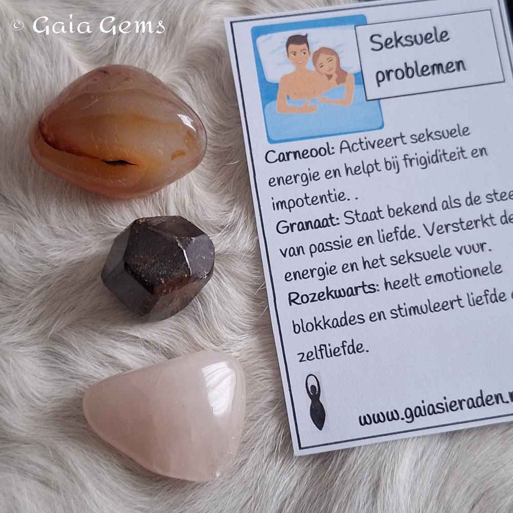 Seksuele problemen edelsteen set