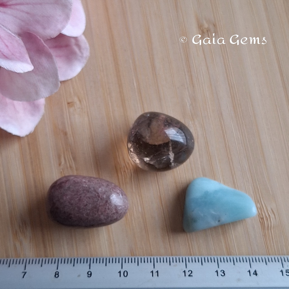 Onzekerheid edelsteen set