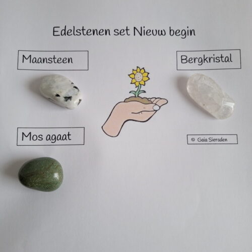 Nieuw begin edelsteen set