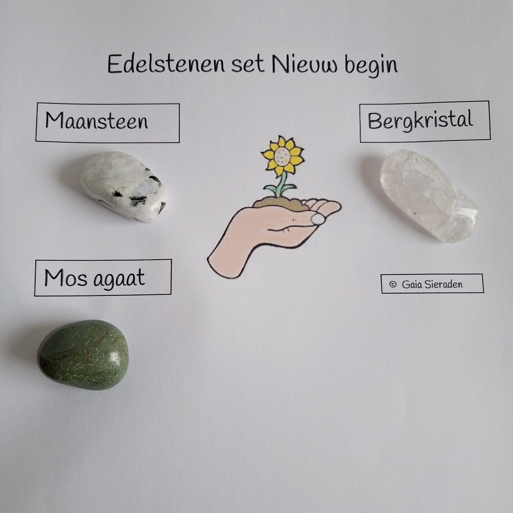 Nieuw begin edelsteen set