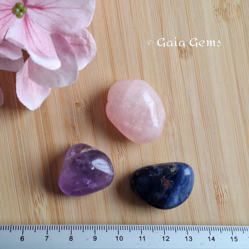 Liefde - geven en ontvangen edelsteen set