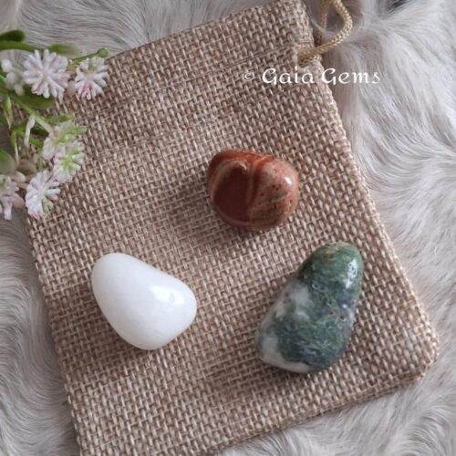 Weerstand en immuunsysteem edelsteen set