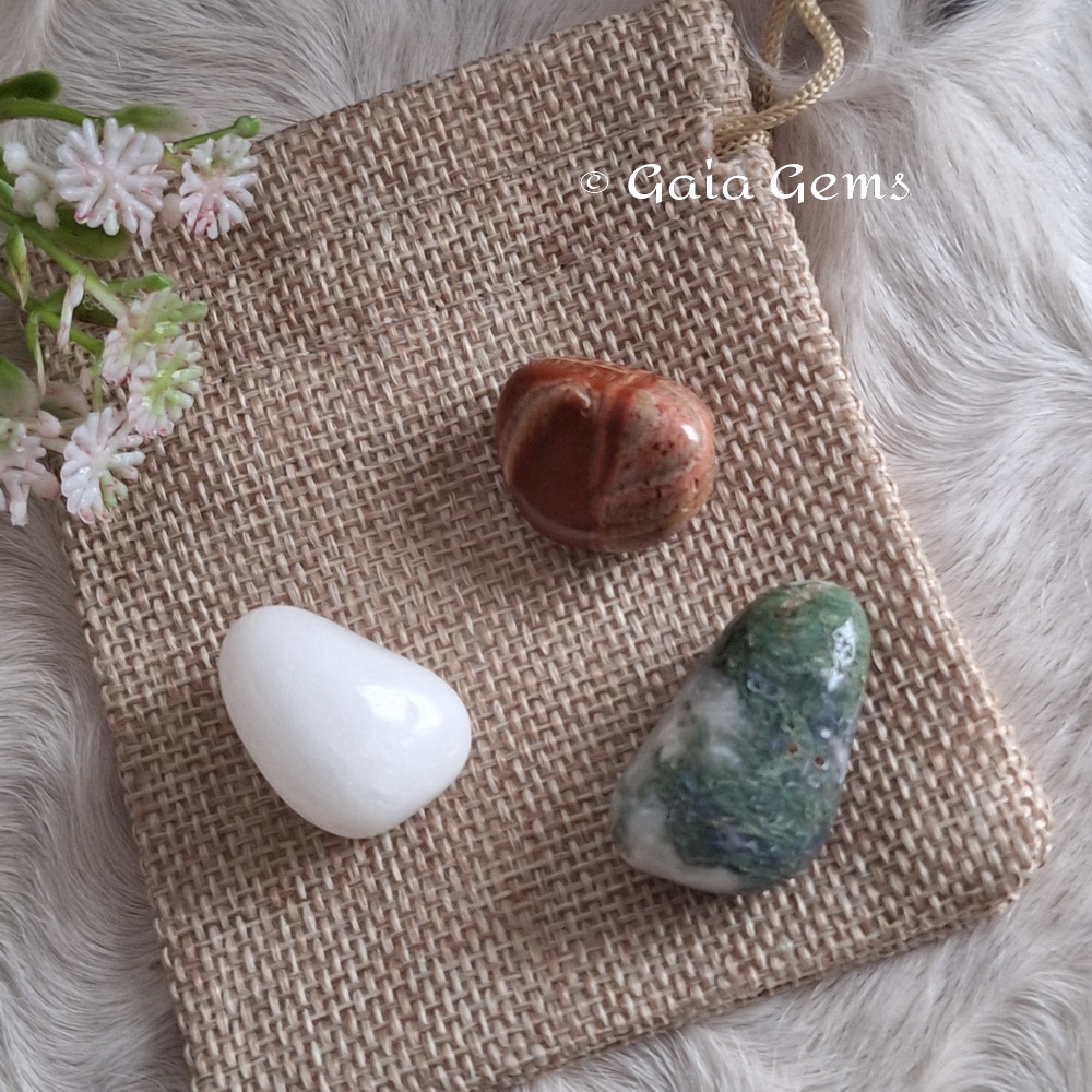 Weerstand en immuunsysteem edelsteen set