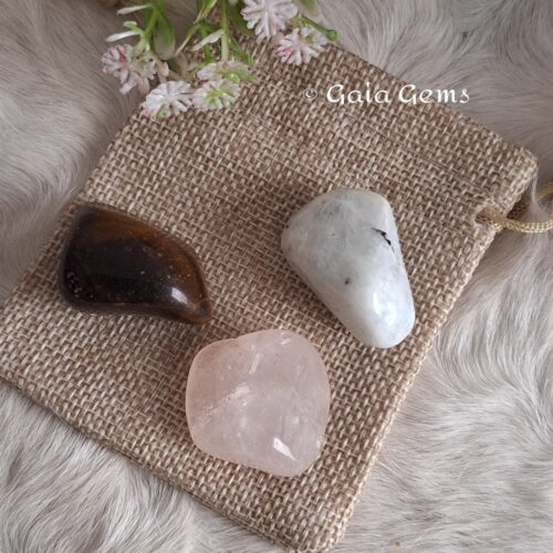 Menstruatie klachten edelsteen set