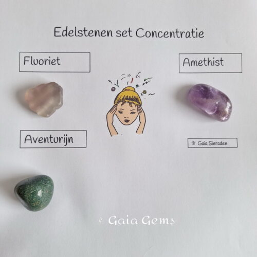 Concentratie edelsteen set