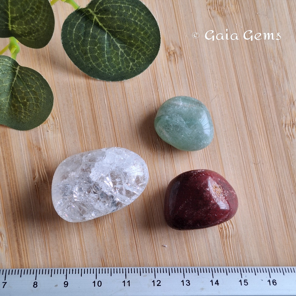 Blaasproblemen edelsteen set