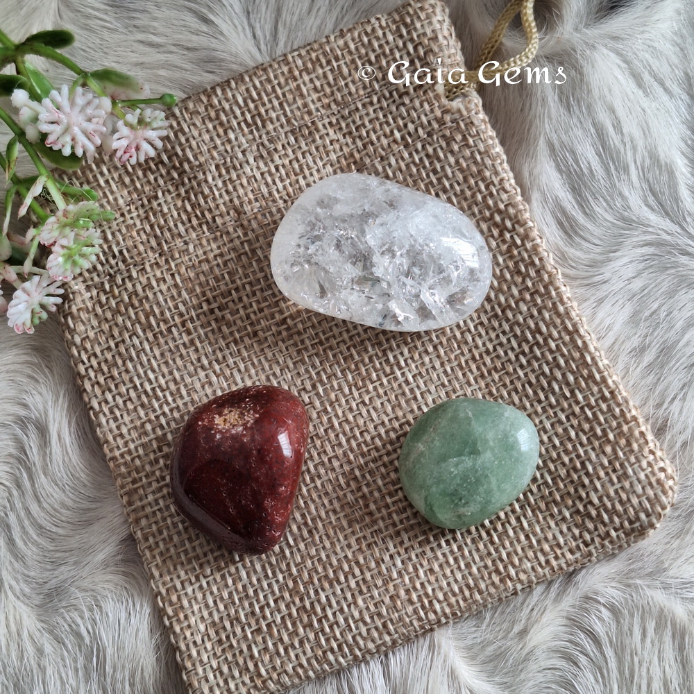 Blaasproblemen edelsteen set