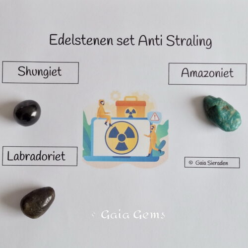 Anti straling XL edelsteen set