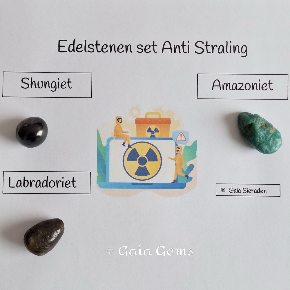 Anti straling XL edelsteen set