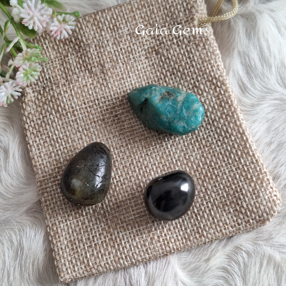 Anti straling XL edelsteen set