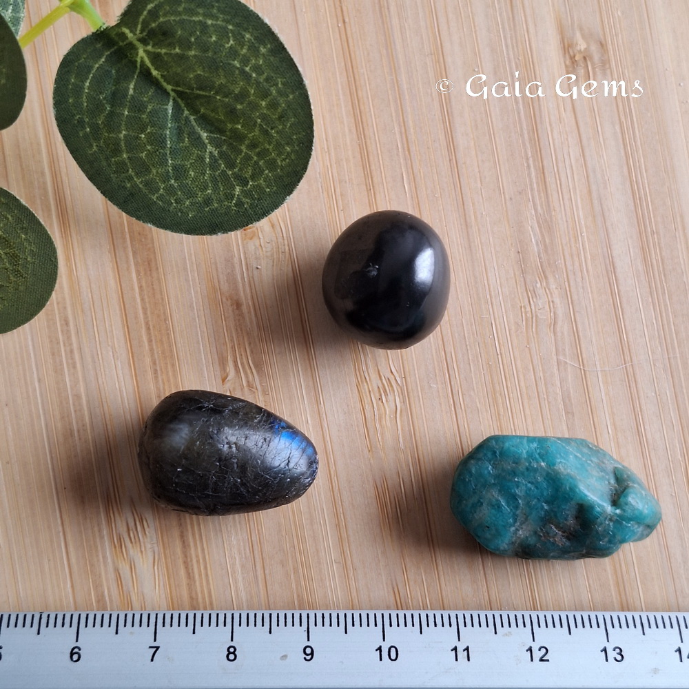 Anti straling XL edelsteen set