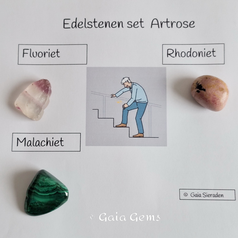 Artrose en Artritus edelsteen set