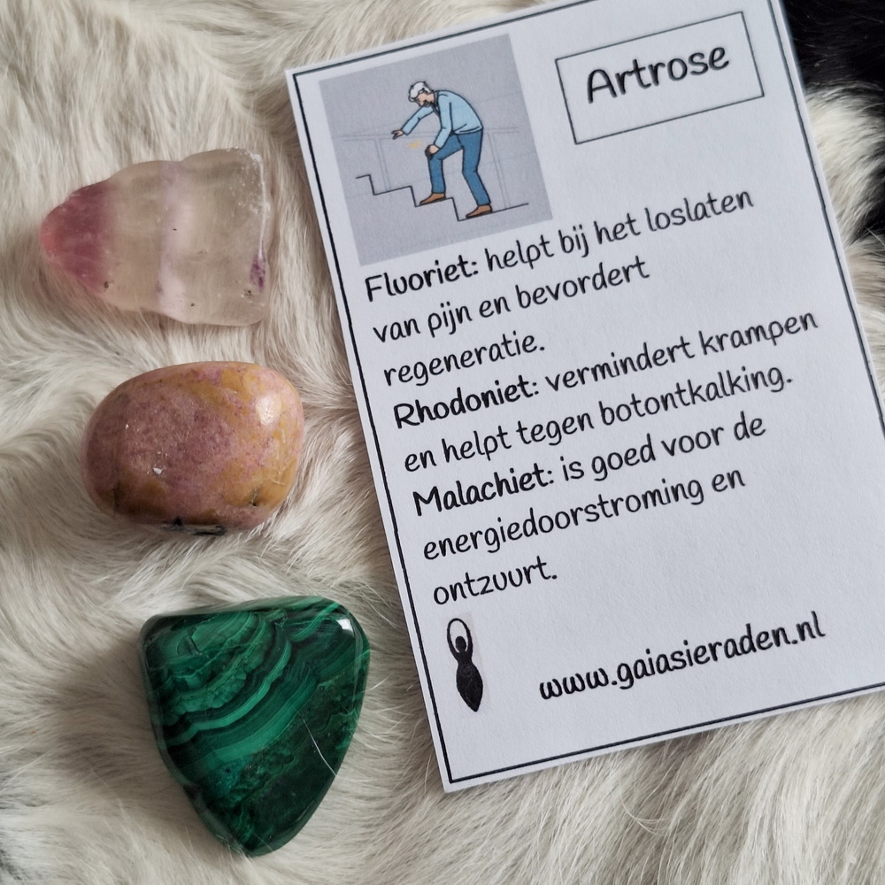 Artrose en Artritus edelsteen set