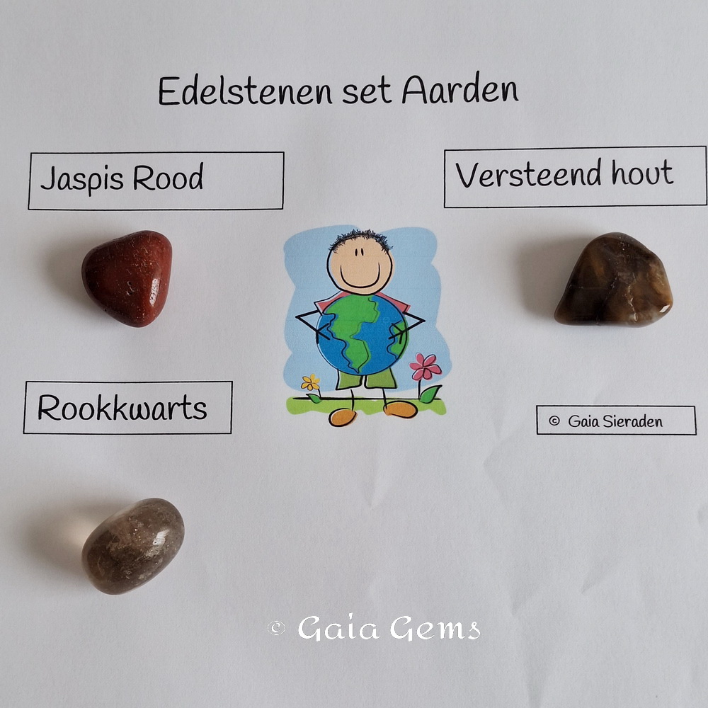 Aarden edelsteen set