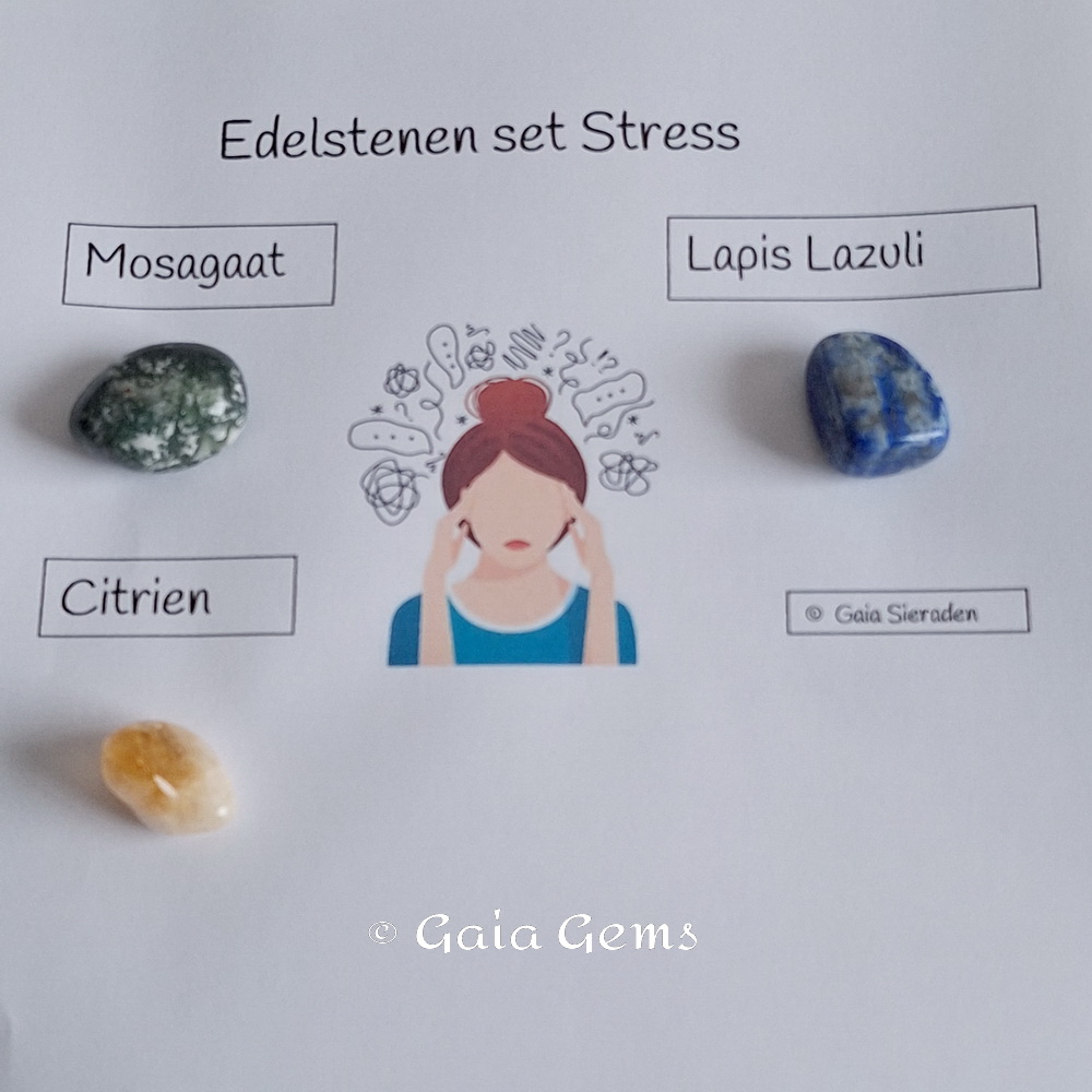 Stress edelsteen set