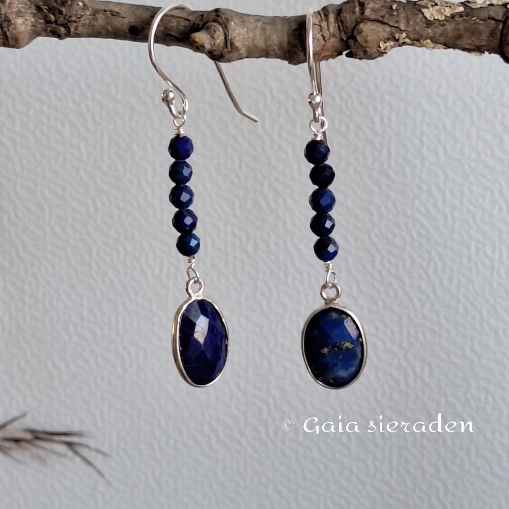 Lapis Lazuli oorbellen Livia