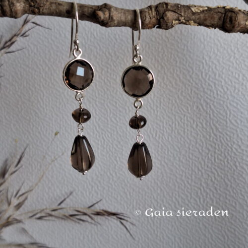 Oorbellen Rookkwarts Demeter