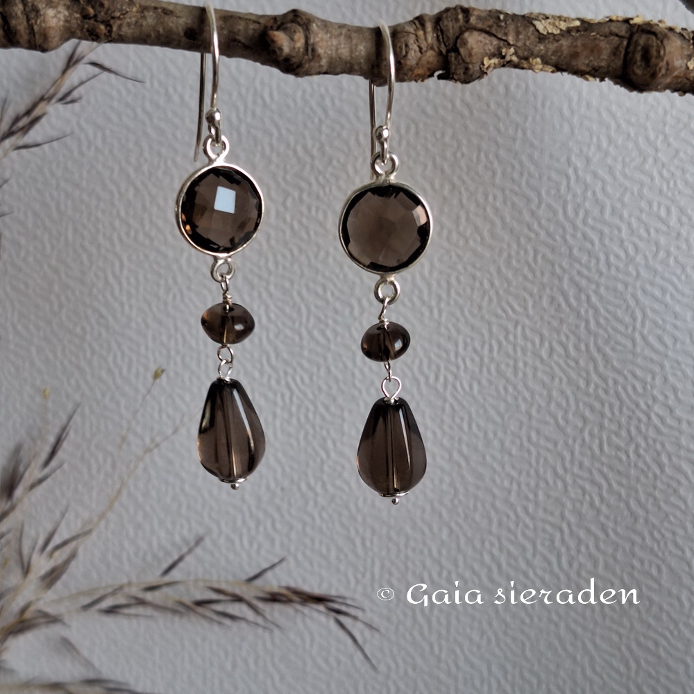 Oorbellen Rookkwarts Demeter