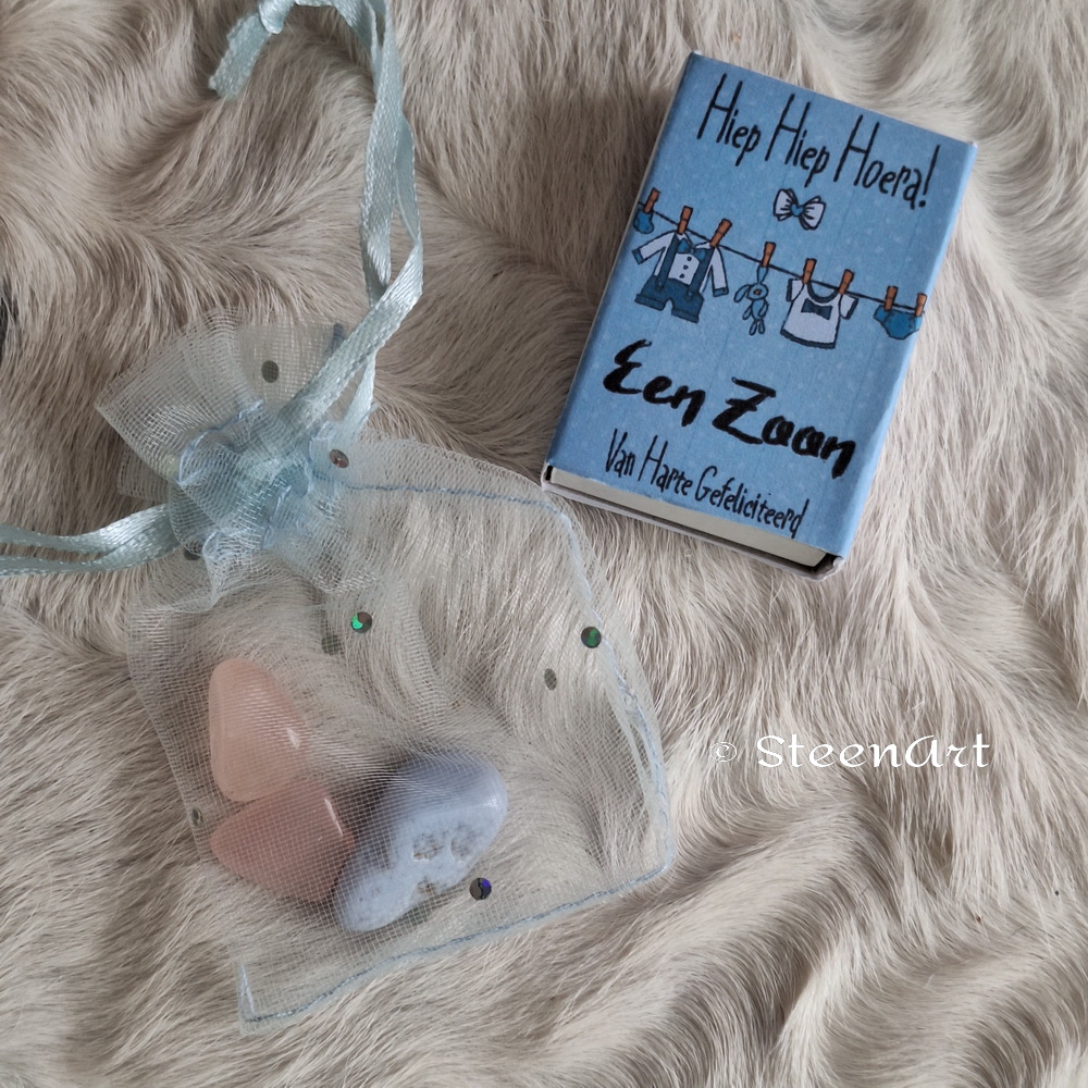 Babynieuws blauw brievenbuscadeau